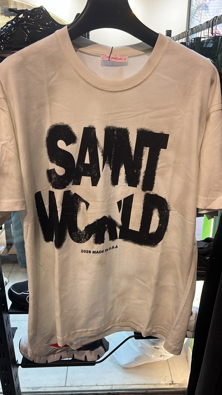T-shirt sand world blanc