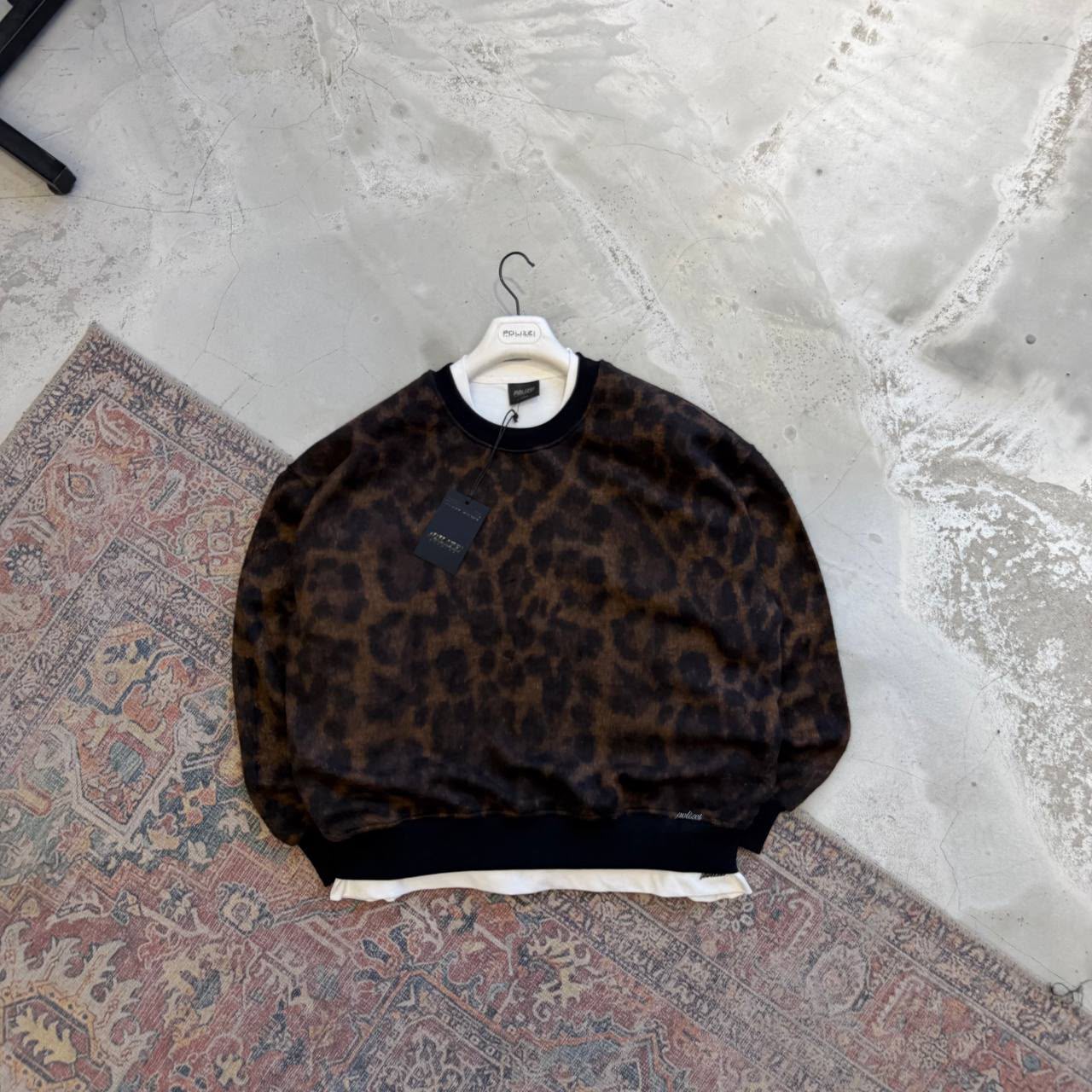 T-shirt polizie leopar marron