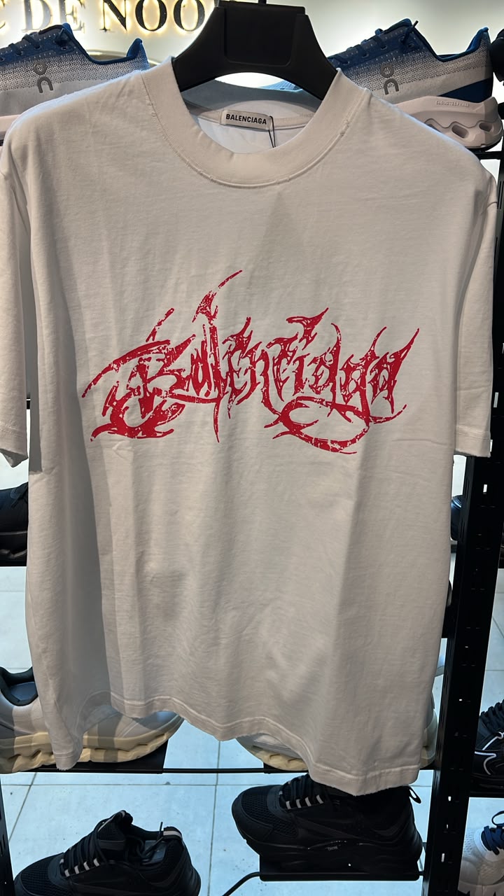 T-shirt Balenciaga blanc