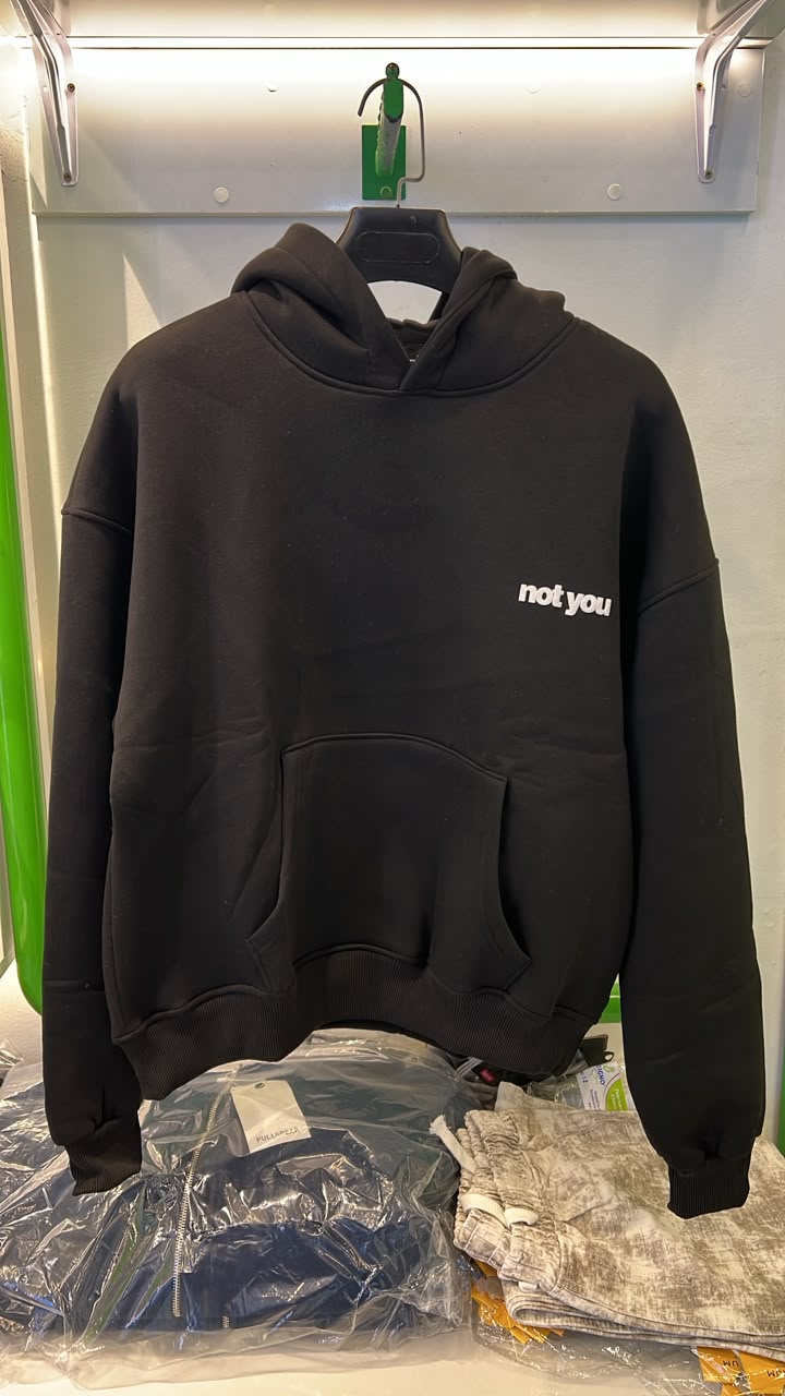 Hoodie not you noir