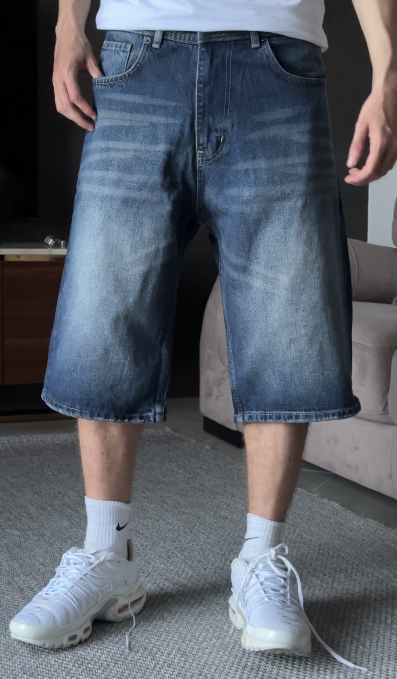 Jorts porto bleu fonçe