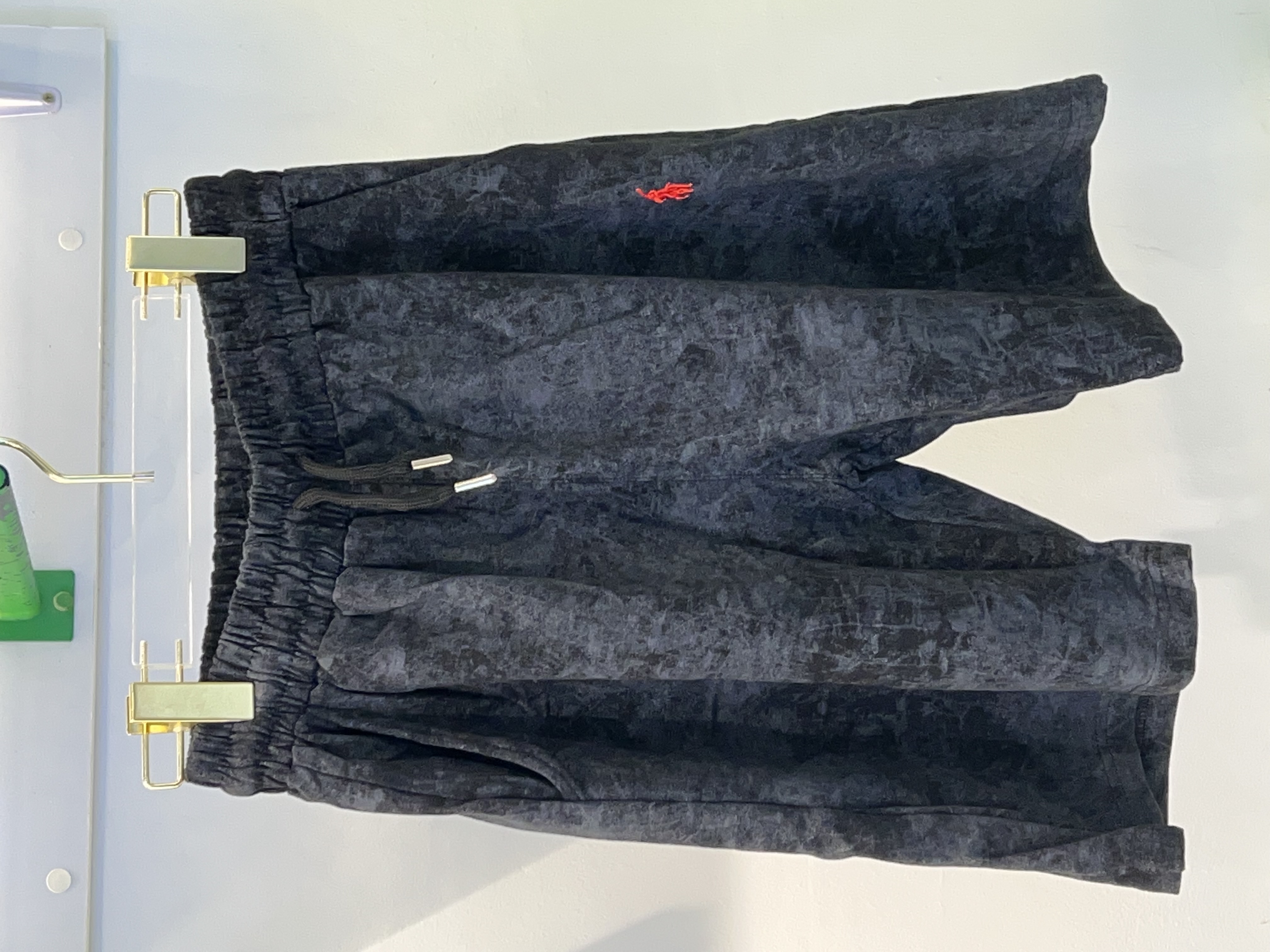 Short polo noir