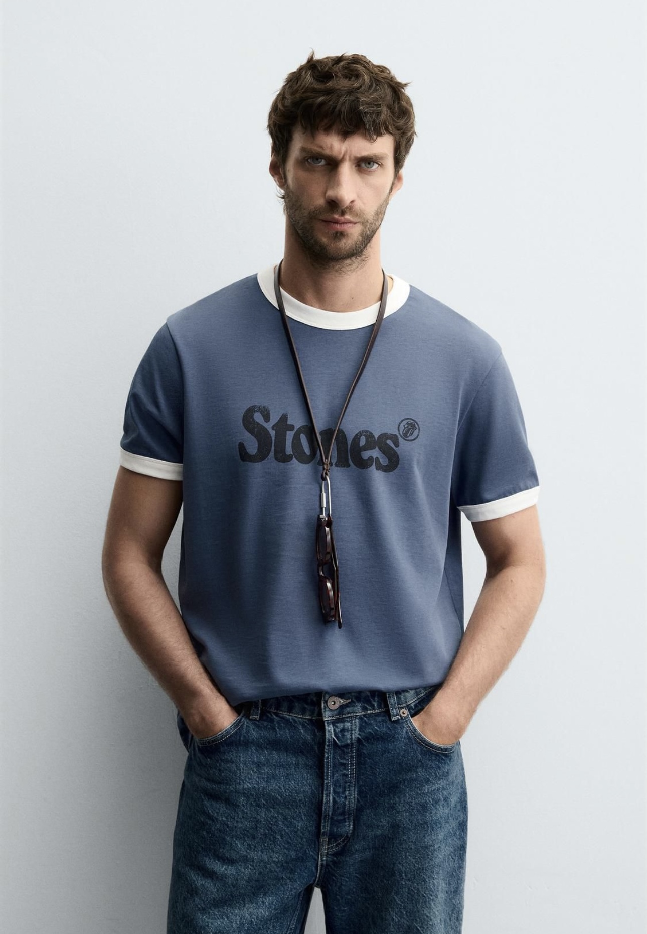 Tshirt Zara bleu original