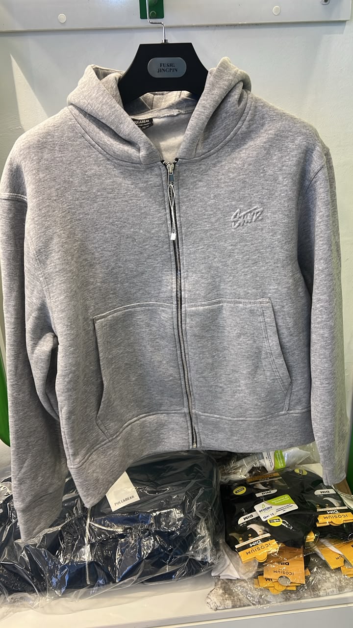 Veste pull&bear gris